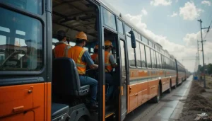 Labour transportation services in Dubai