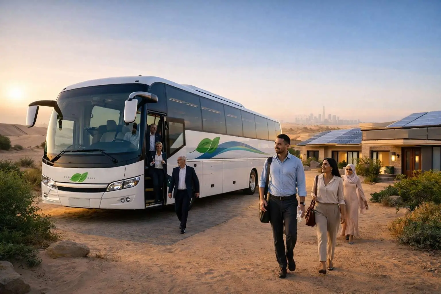 Curated visual reference: Gallery Detail: Eco Conscious Bus Rentals For Corporate Retreats In Dubai